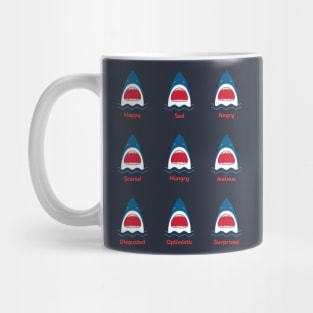 Shark Emotions Mug